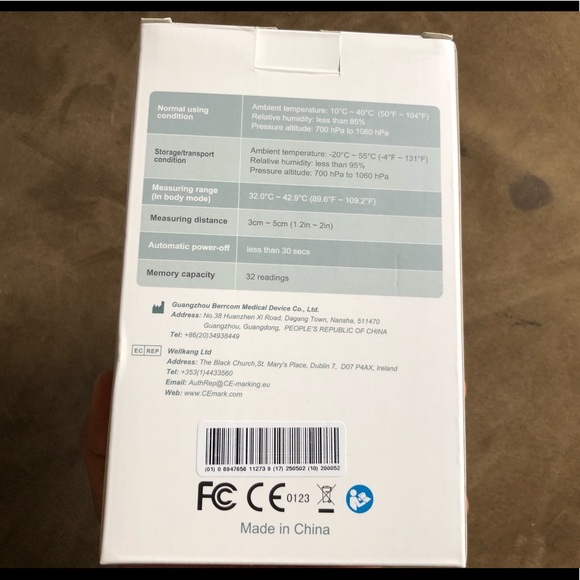 NEW Berrcom Non-contact Infrared Thermometer - Picture 10 of 16